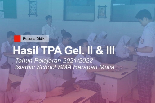 Hasil TPA Gelombang II & III – SMA